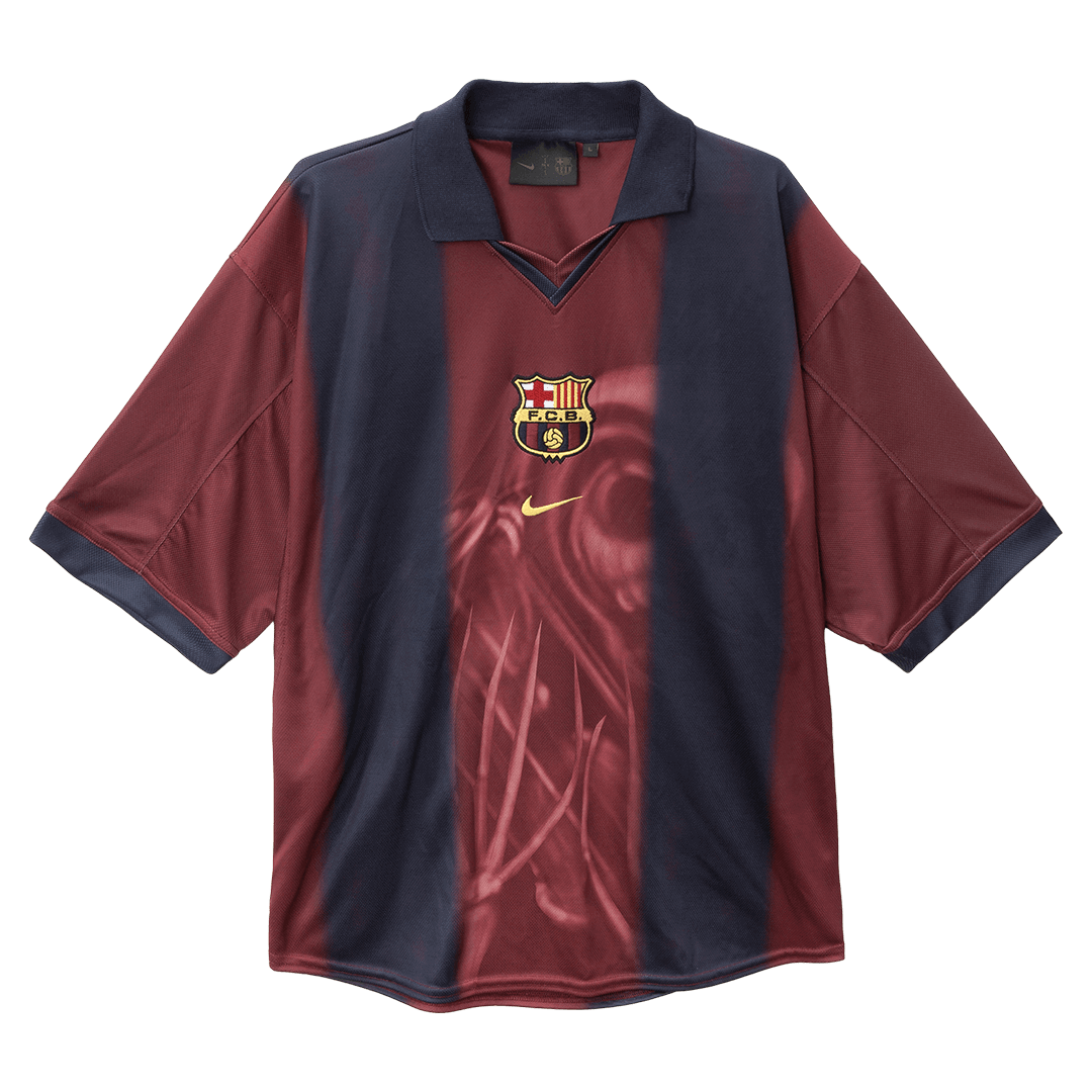 Tricouri Fotbal Vintage Barcelona X CJ Acasă 2000/01