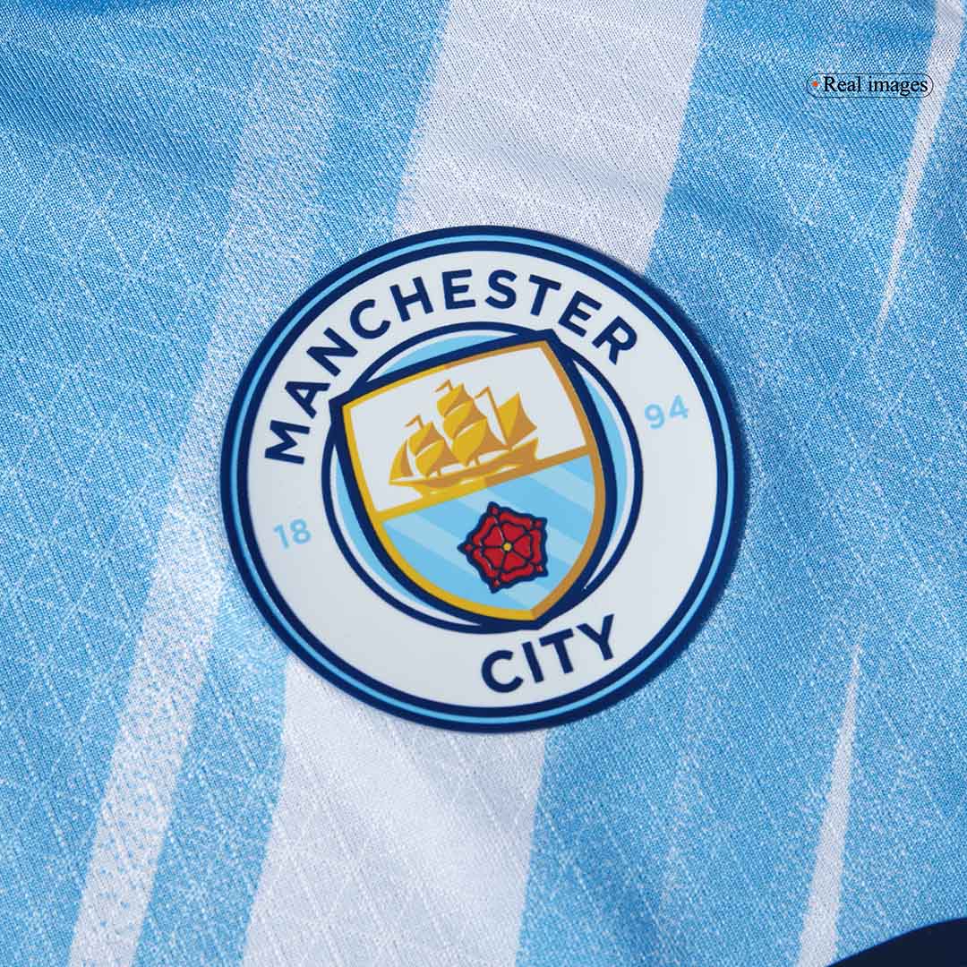 Tricouri Fotbal Manchester City RODRIGO #16 Acasă 2025/26 Authentic