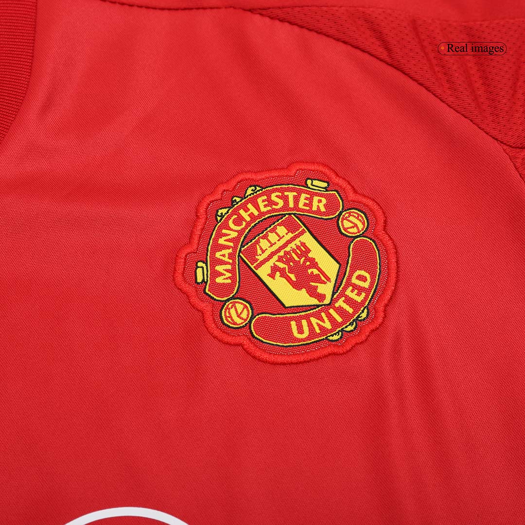 Set Tricouri Fotbal Manchester United Acasă 2024/25 Pentru Copii