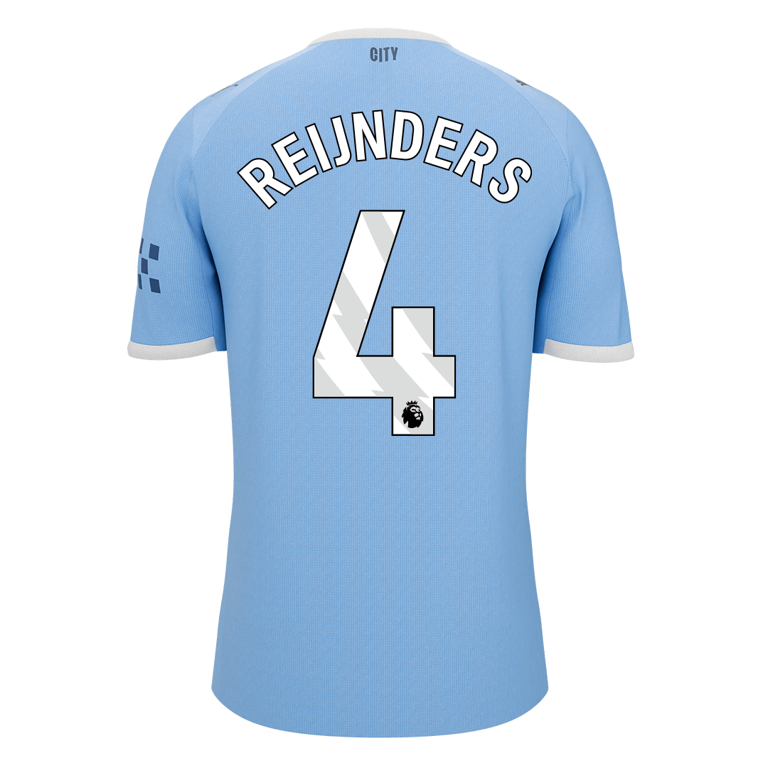 Tricouri Fotbal Manchester City REIJNDERS #4 Acasă 2025/26 - Premium
