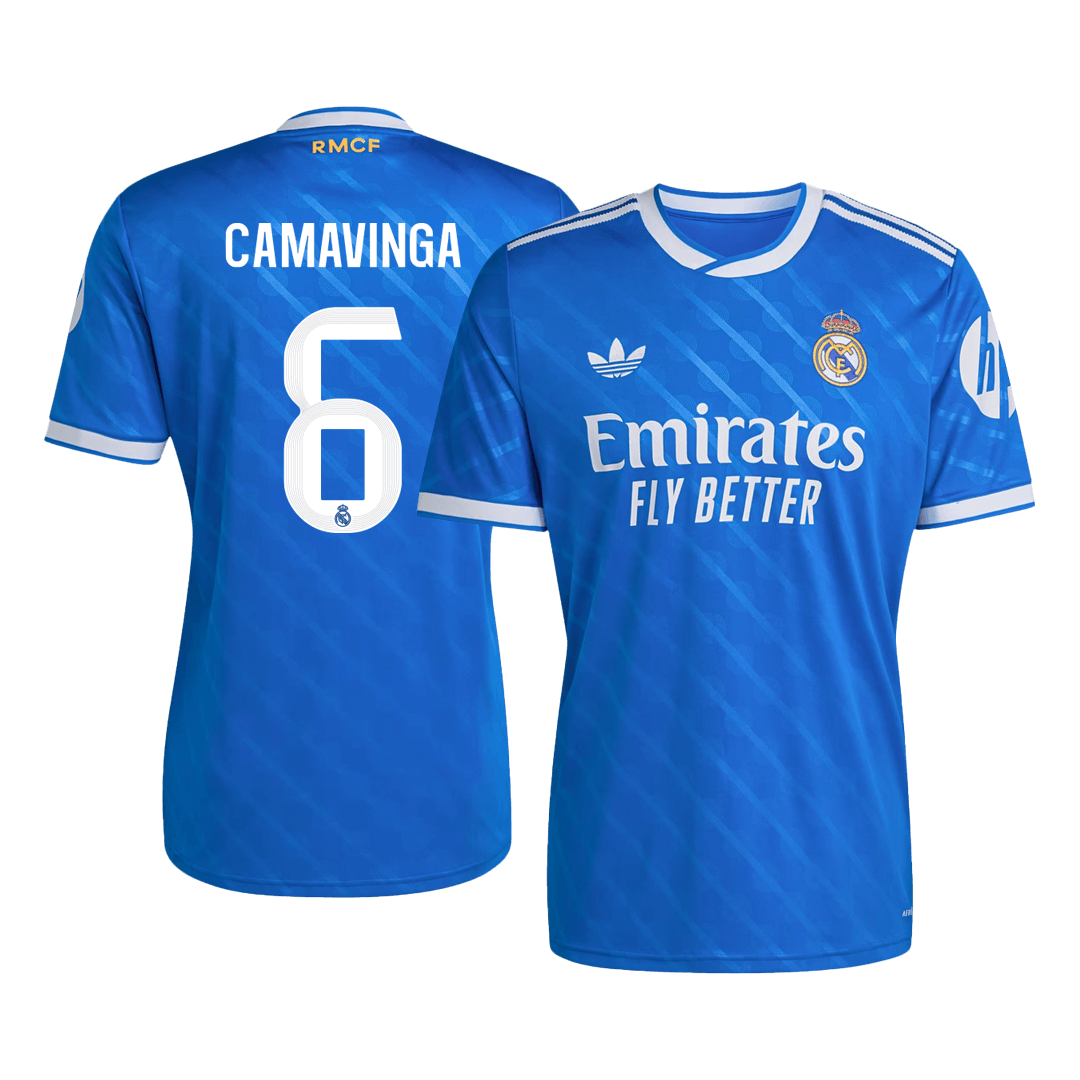 Tricouri Fotbal Real Madrid CAMAVINGA #6 Treilea 2025/26