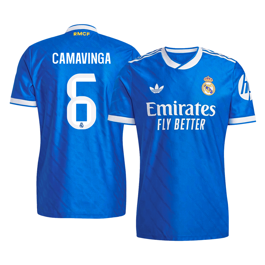 Tricouri Fotbal Real Madrid CAMAVINGA #6 Treilea 2025/26 Authentic