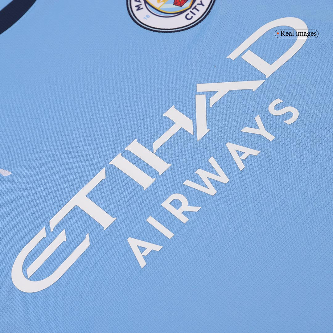 Tricouri Fotbal Manchester City RODRIGO #16 Acasă 2024/25 (mărime mare)