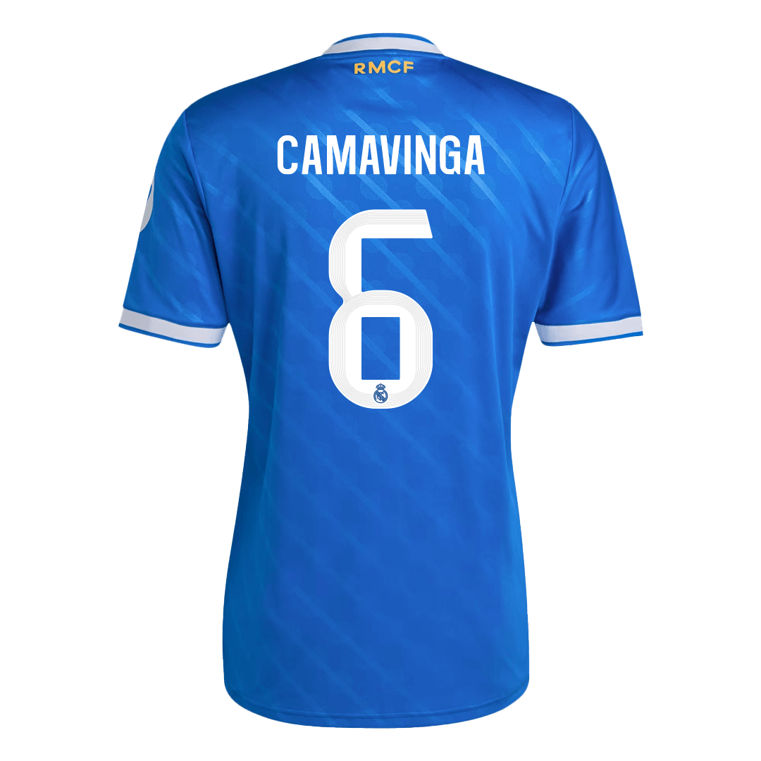 Tricouri Fotbal Real Madrid CAMAVINGA #6 Treilea 2025/26