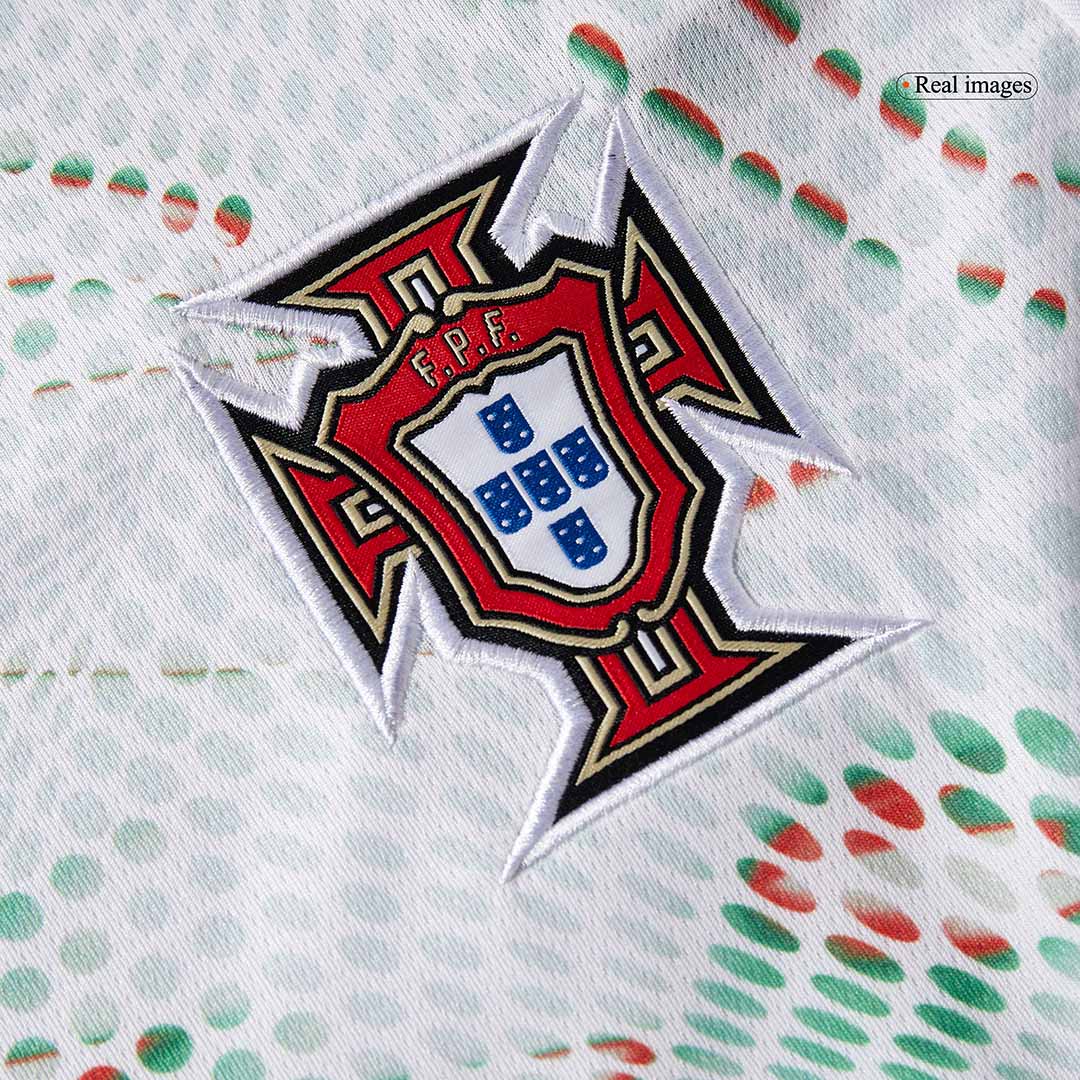 Tricouri Fotbal Portugalia RONALDO #7 Deplasare 2025 Mânecă Lungă (mărime mare)