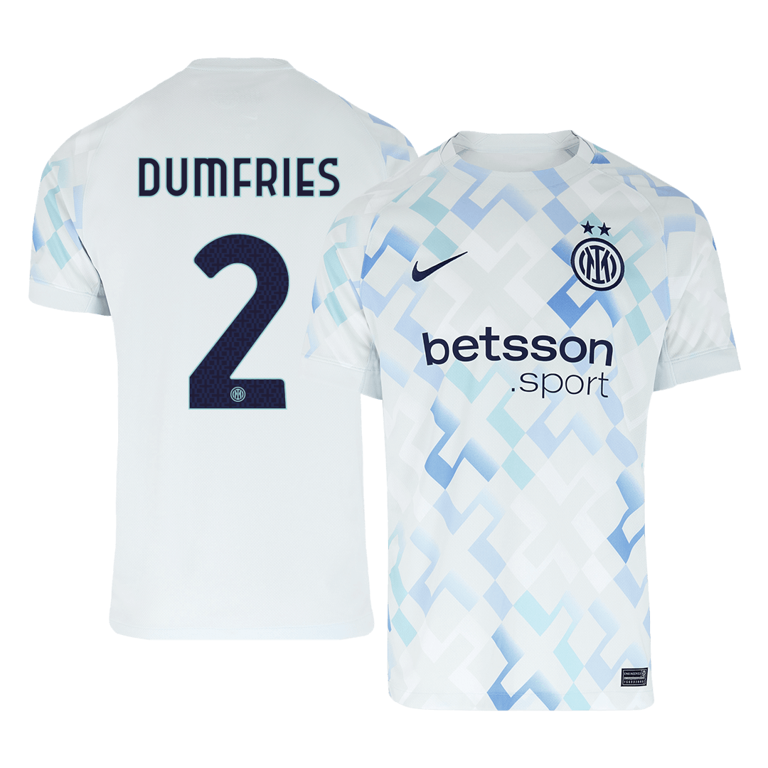 Tricouri Fotbal Inter Milano DUMFRIES #2 Deplasare 2025/26