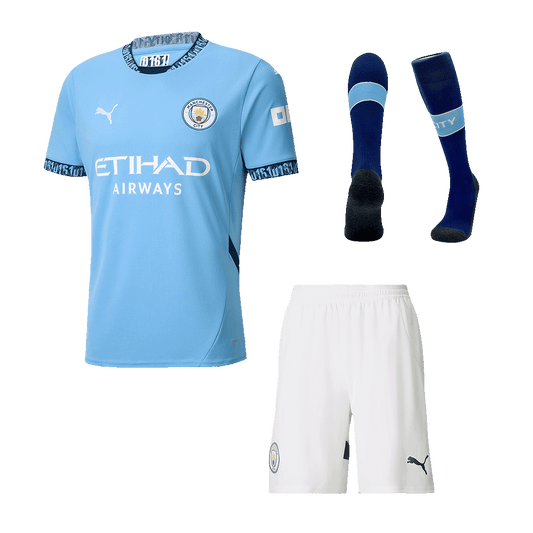 Set Tricouri Fotbal Manchester City Acasă 2024/25.