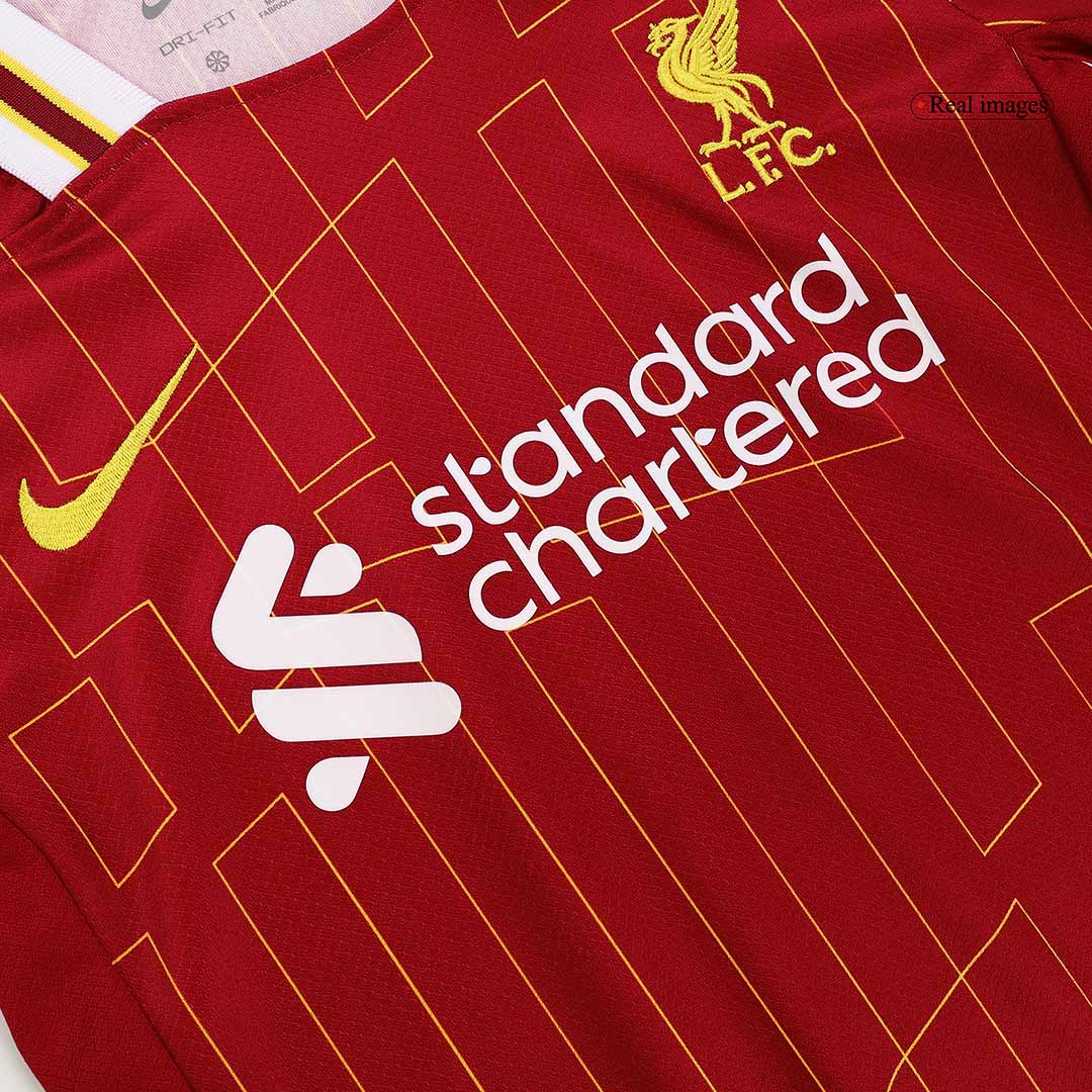 Set Tricouri Fotbal Liverpool Acasă 2024/25 Pentru Copii