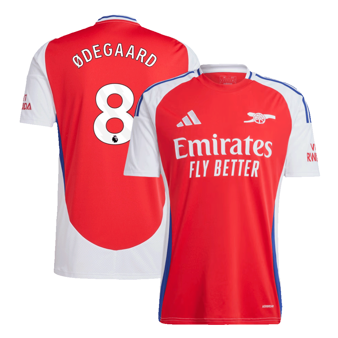 Tricouri Fotbal Arsenal ØDEGAARD #8 Acasă 2024/25