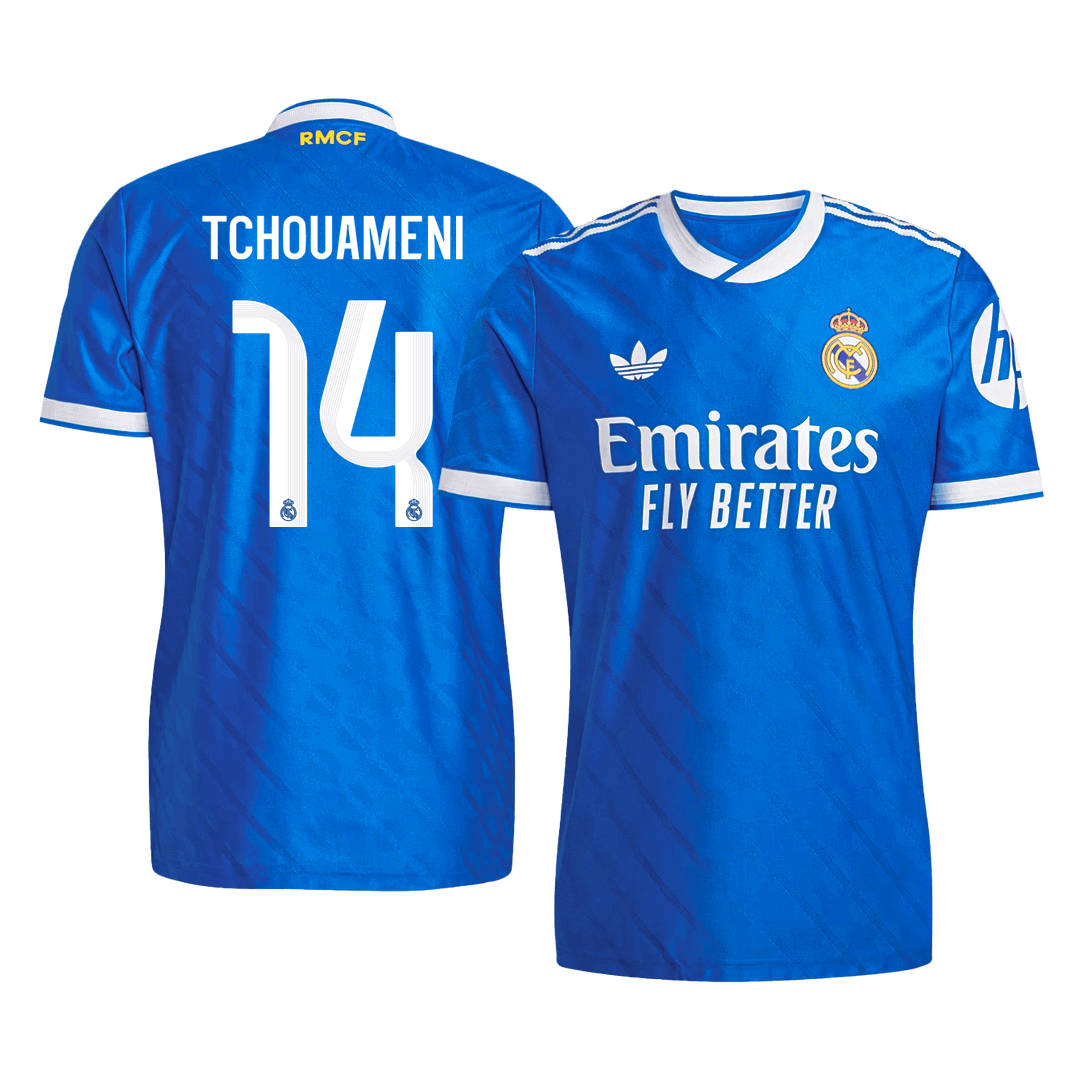 Tricouri Fotbal Real Madrid TCHOUAMENI #14 Treilea 2025/26 Authentic