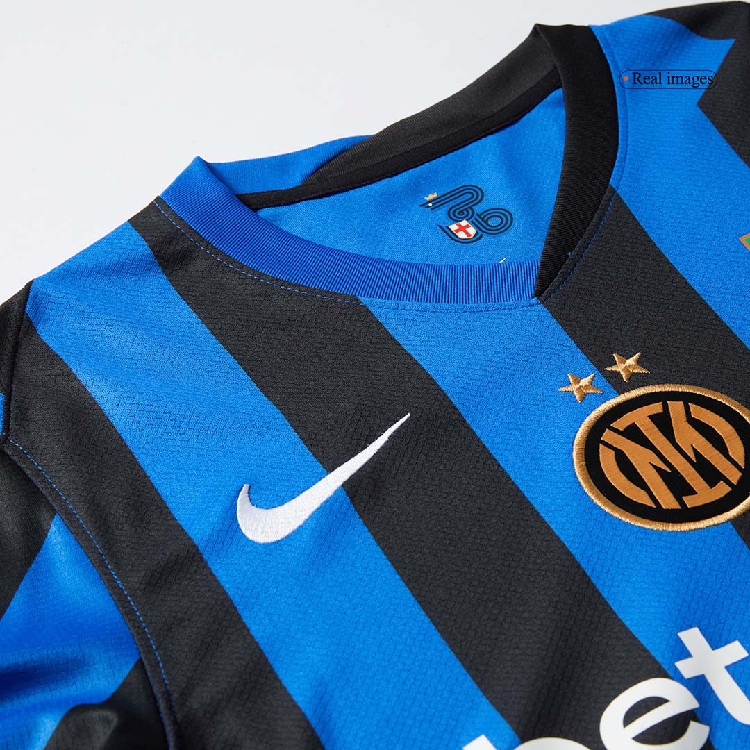 Tricouri Fotbal Inter Milano Acasă 2024/25 (mărime mare)