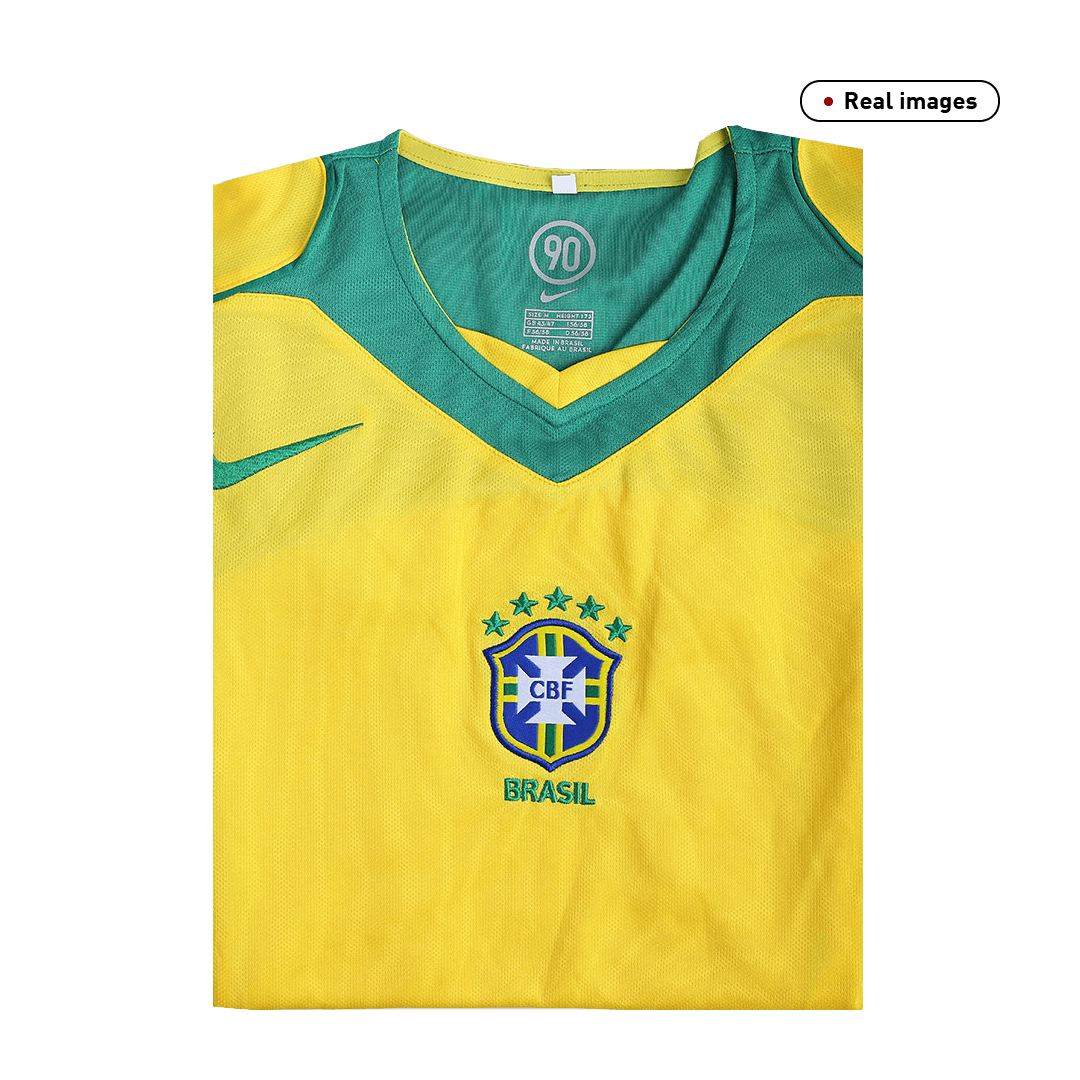 Tricouri Fotbal Vintage Brazilia Acasă 2004