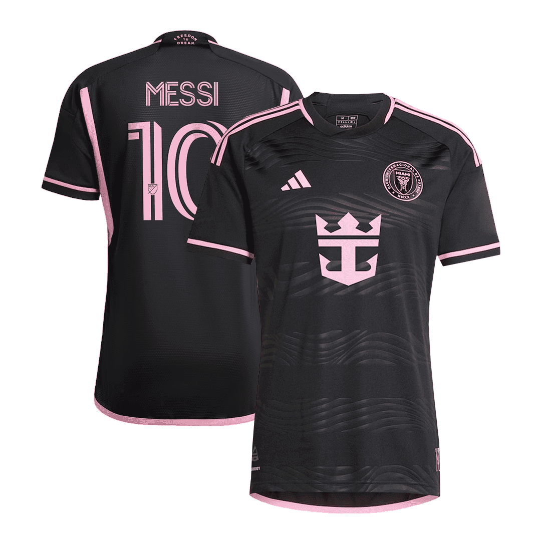Tricouri Fotbal Inter Miami CF MESSI #10 Deplasare 2024 Authentic
