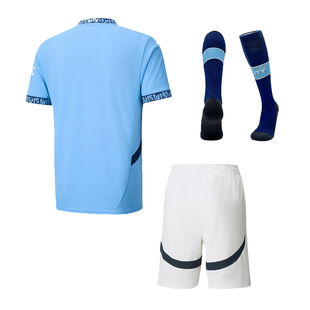 Set Tricouri Fotbal Manchester City Acasă 2024/25.