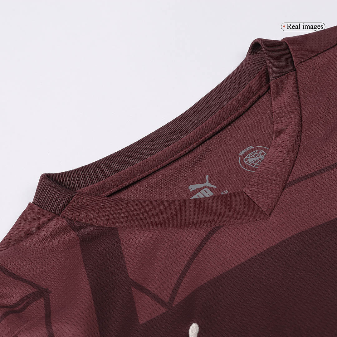 Set Tricouri Fotbal Manchester City Treilea 2024/25 Pentru Copii.