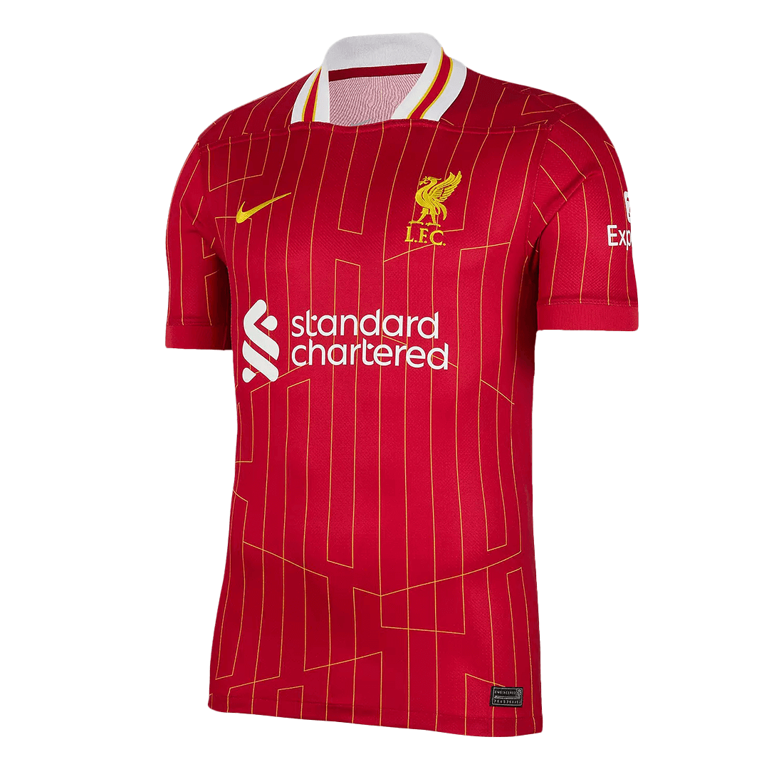 Tricouri Fotbal Liverpool CHIESA #14 Acasă 2024/25 UCL - Super