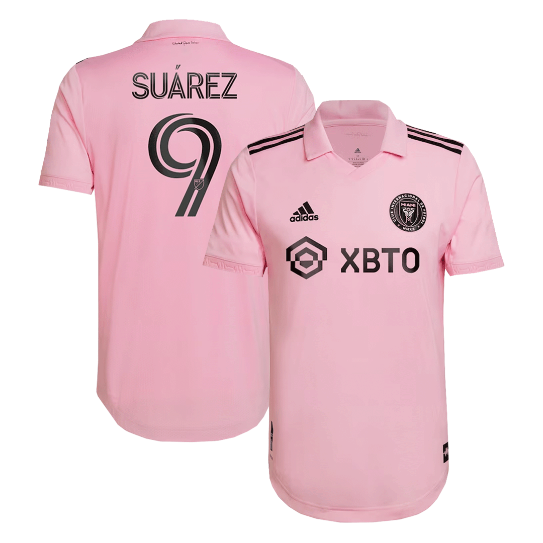 Tricouri Fotbal Inter Miami CF SUÁREZ #9 Acasă 2022 Authentic
