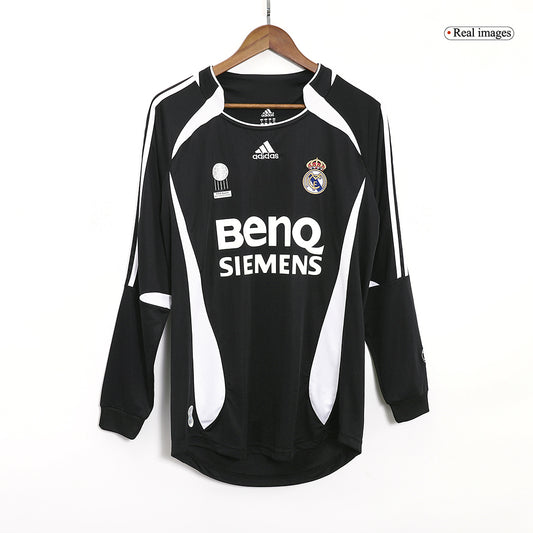 Tricouri Fotbal Vintage Real Madrid Deplasare 2006/07 Mânecă Lungă