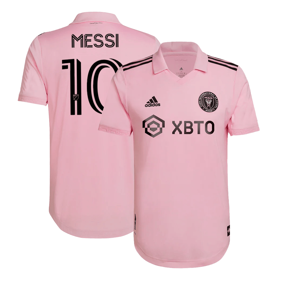 Tricouri Fotbal Inter Miami CF MESSI #10 Acasă 2022 Authentic