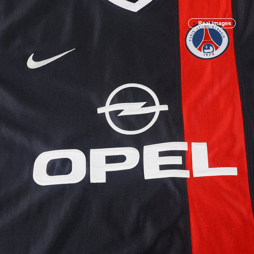 Tricouri Fotbal Vintage PSG Acasă 2001/02