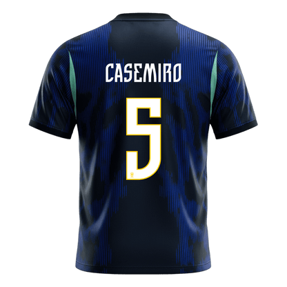 Tricouri Fotbal Brazilia CASEMIRO #5 Deplasare Cupa Mondială 2026