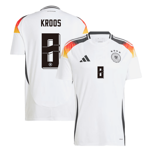 Tricouri Fotbal Germania KROOS #8 Acasă 2024 (mărime mare)