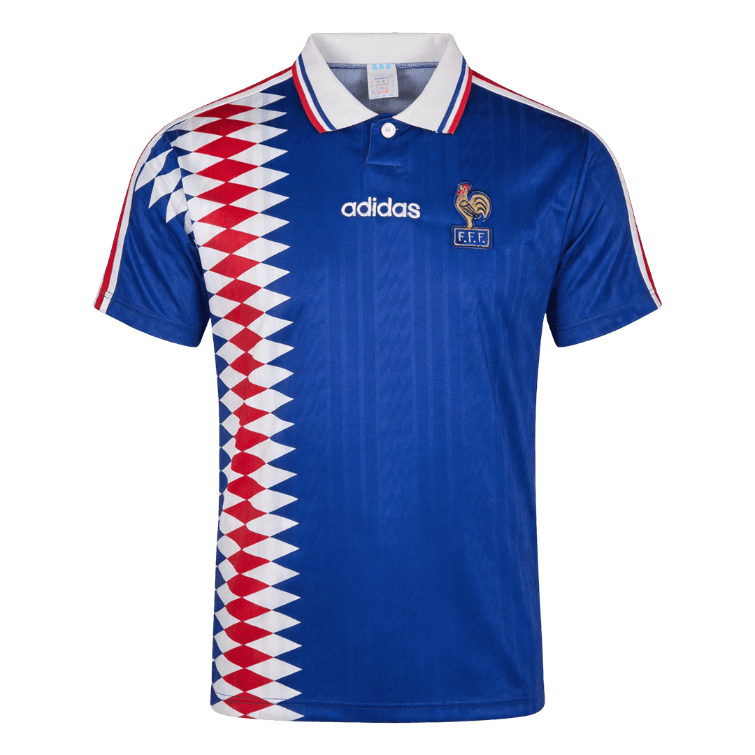 Tricouri Fotbal Vintage Franța Acasă 1994