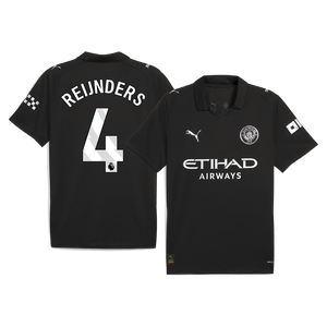 Tricouri Fotbal Manchester City REIJNDERS #4 Deplasare 2025/26