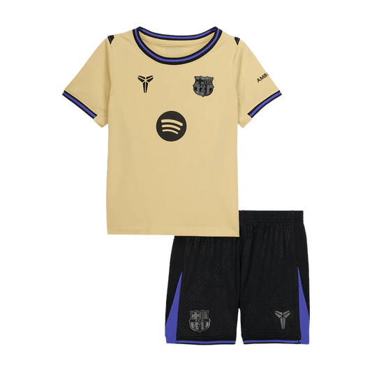 Set Tricouri Fotbal Barcelona Deplasare 2025/26 Pentru Copii