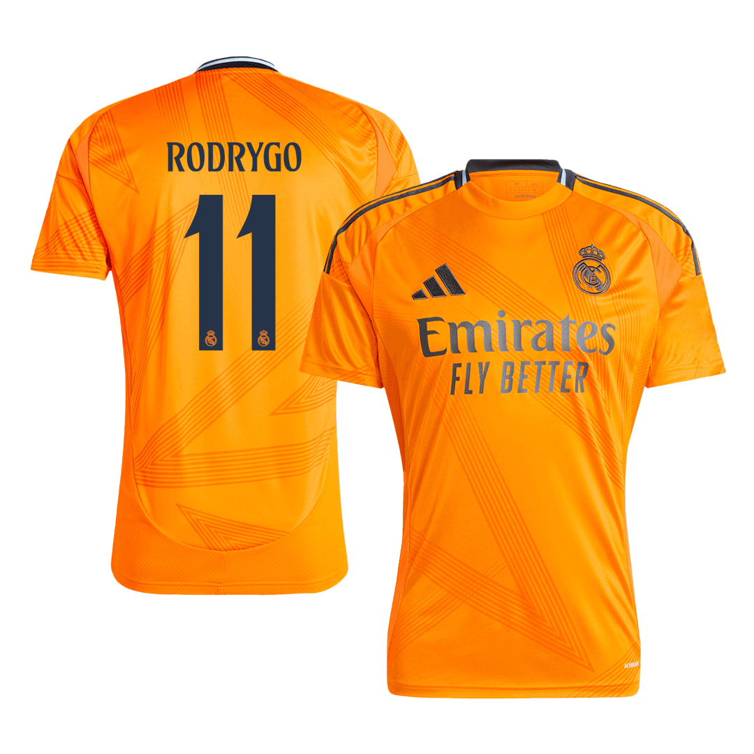 Tricouri Fotbal Real Madrid RODRYGO #11 Deplasare 2024/25 - Super