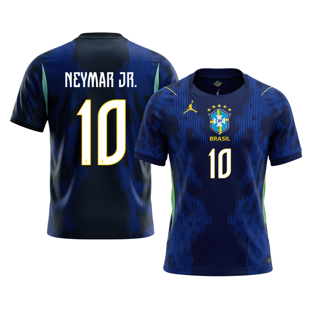 Tricouri Fotbal Brazilia NEYMAR JR. #10 Deplasare Cupa Mondială 2026