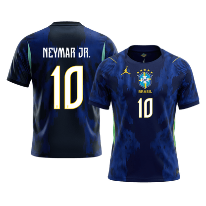 Tricouri Fotbal Brazilia NEYMAR JR. #10 Deplasare Cupa Mondială 2026