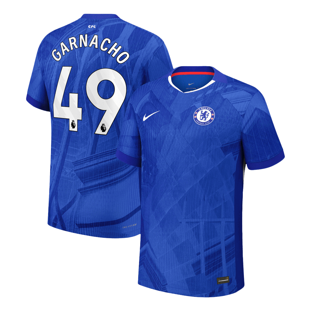 Tricouri Fotbal Chelsea GARNACHO #49 Acasă 2025/26 Authentic