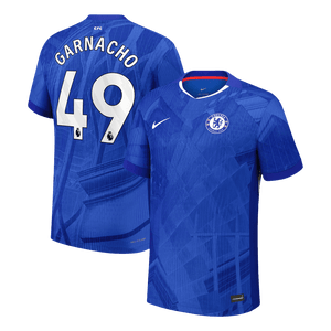 Tricouri Fotbal Chelsea GARNACHO #49 Acasă 2025/26 Authentic