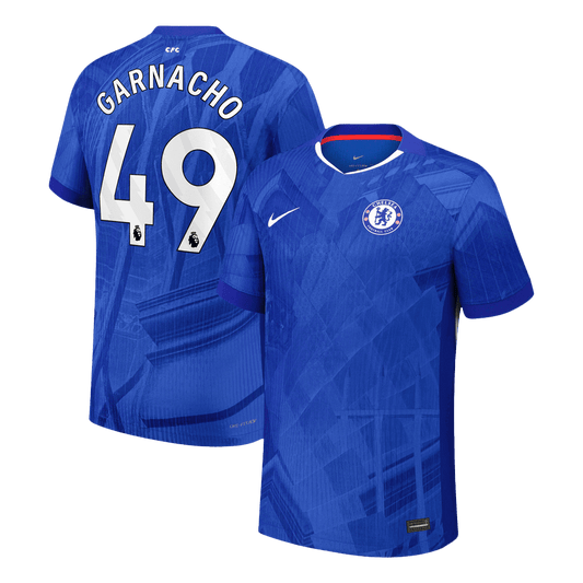Tricouri Fotbal Chelsea GARNACHO #49 Acasă 2025/26 Authentic