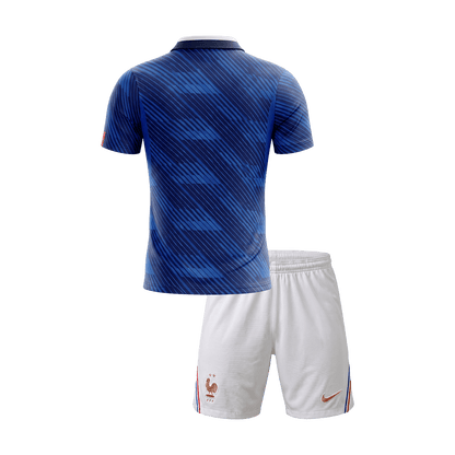Set Tricouri Fotbal Franța Acasă Cupa Mondială 2026 Pentru Copii