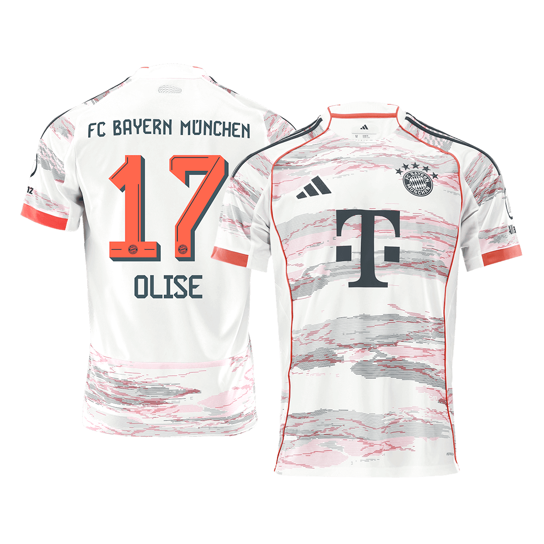 Tricouri Fotbal Bayern Munchen OLISE #17 Deplasare 2025/26