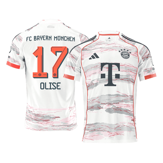 Tricouri Fotbal Bayern Munchen OLISE #17 Deplasare 2025/26
