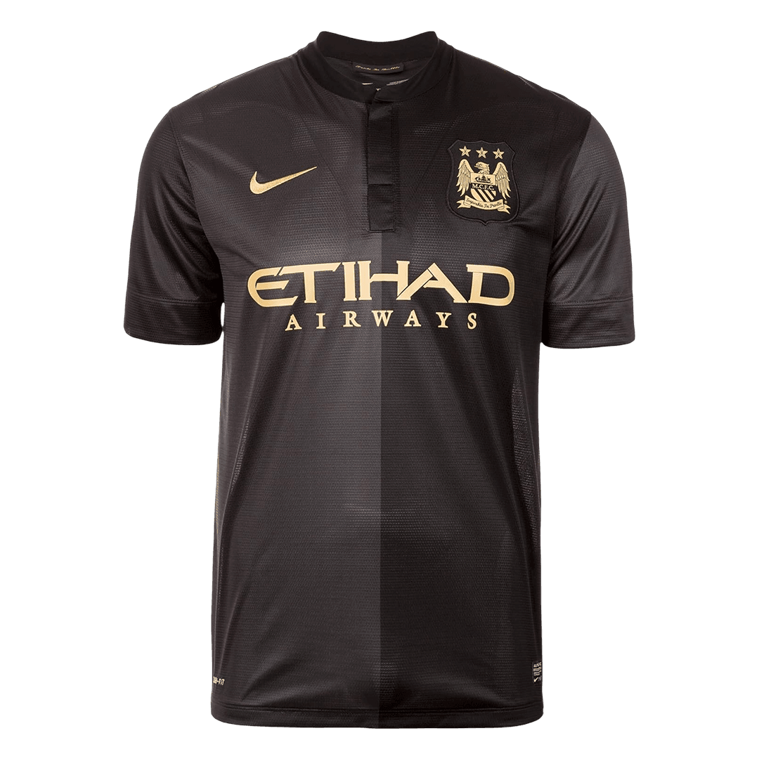 Tricouri Fotbal Vintage Manchester City Deplasare 2013/14