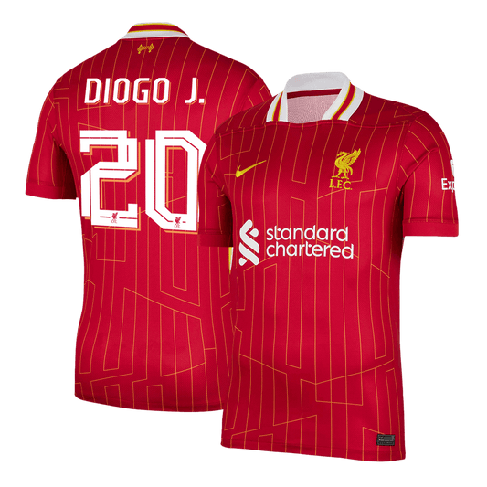 Tricouri Fotbal Liverpool DIOGO J. #20 Acasă 2024/25 UCL - Super