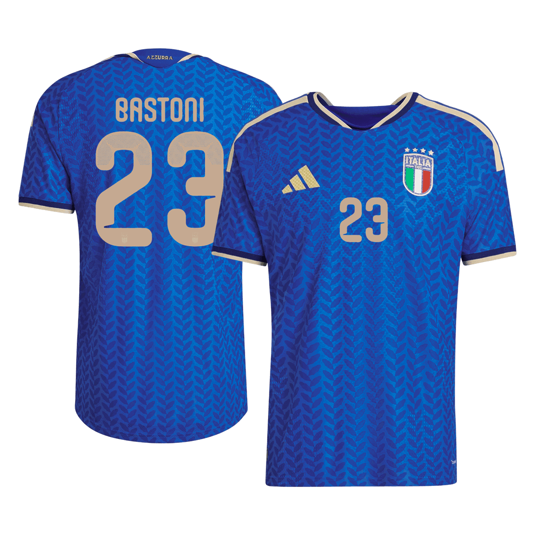 Tricouri Fotbal Italia BASTONI #23 Acasă Cupa Mondială 2026 Authentic
