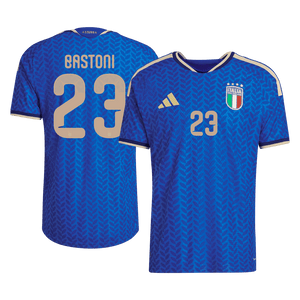 Tricouri Fotbal Italia BASTONI #23 Acasă Cupa Mondială 2026 Authentic
