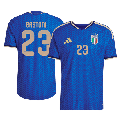 Tricouri Fotbal Italia BASTONI #23 Acasă Cupa Mondială 2026 Authentic