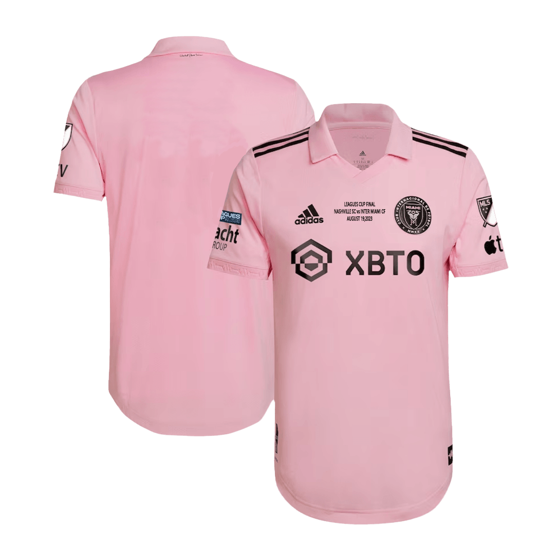 Tricouri Fotbal Inter Miami CF Acasă 2023 Authentic - Leagues Cup Final