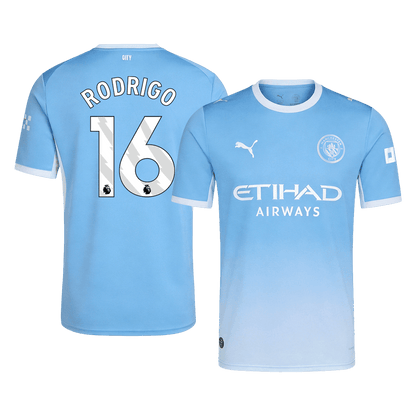 Tricouri Fotbal Manchester City RODRIGO #16 Acasă 2026/27