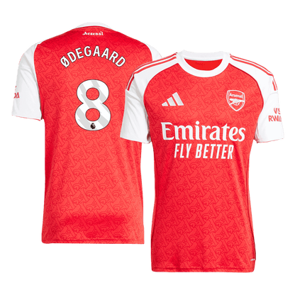 Tricouri Fotbal Arsenal ØDEGAARD #8 Acasă 2025/26 - Premium