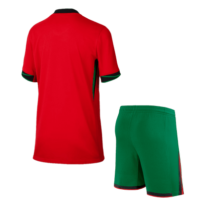 Set Tricouri Fotbal Portugalia Acasă 2024 Pentru Copii