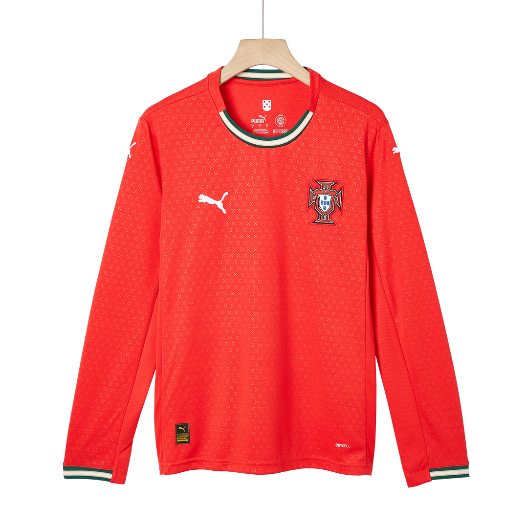 Tricouri Fotbal Portugalia RONALDO #7 Acasă 2025 Mânecă Lungă
