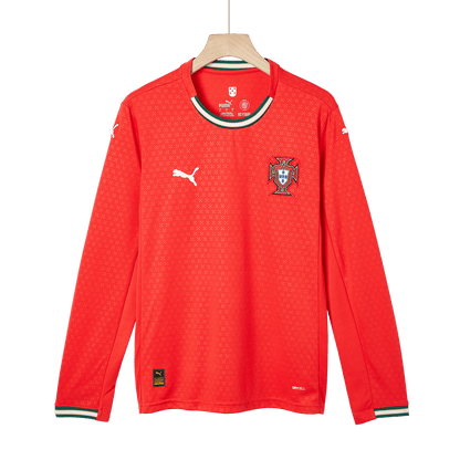 Tricouri Fotbal Portugalia RONALDO #7 Acasă 2025 Mânecă Lungă