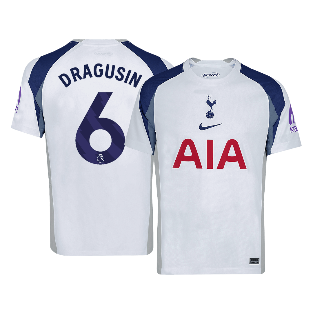 Tricouri Fotbal Tottenham Hotspur DRAGUSIN #6 Acasă 2025/26